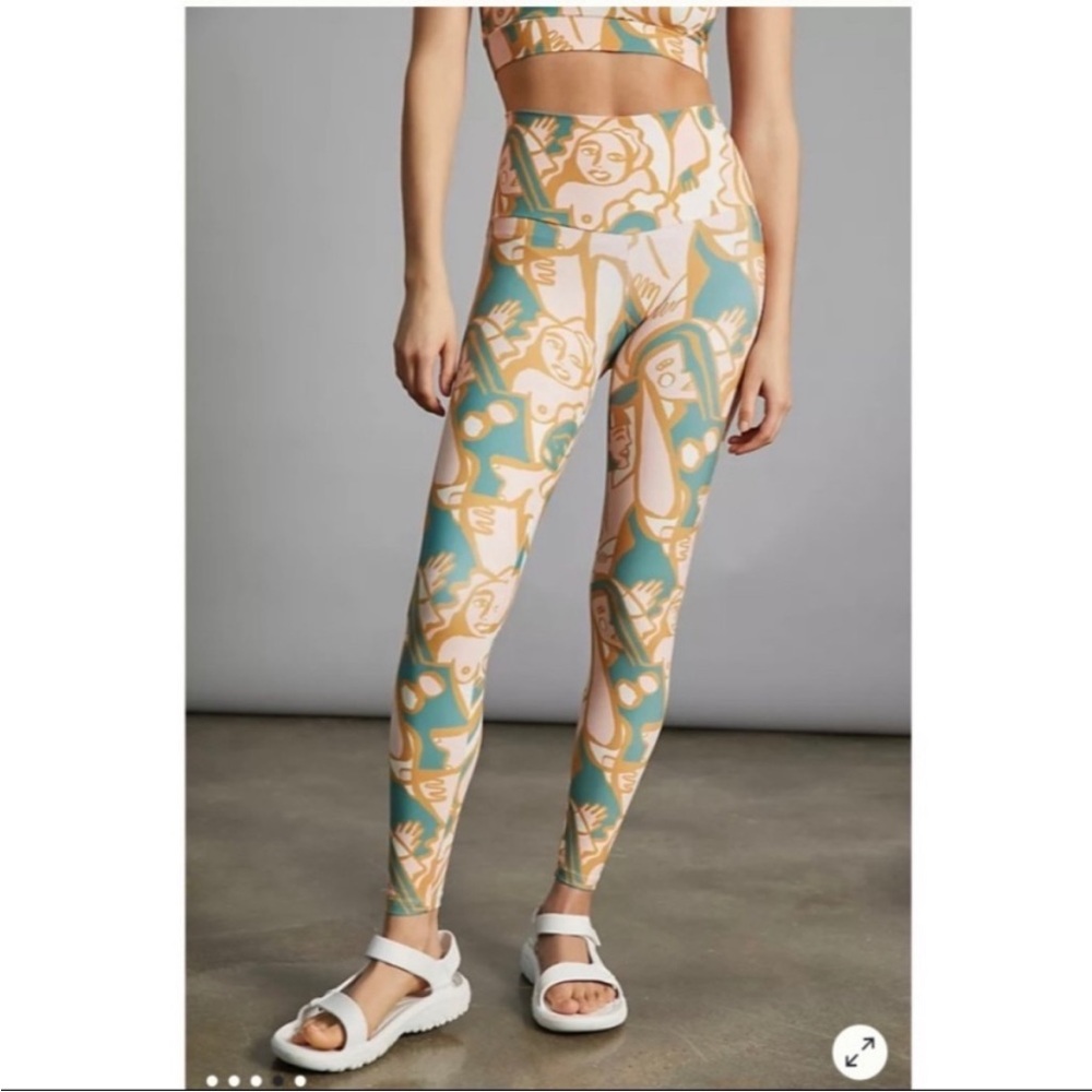 NWT Anthropologie We are one print leggings by Dazey LA for Anthropologie